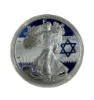 Picture of I Stand with Israel Colorized American Eagle 1 oz Silver Coin - Sub-99 Serial