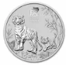 Picture of 2022 Perth Mint Lunar Year of the Tiger 1/2 oz High Relief Proof Silver Coin