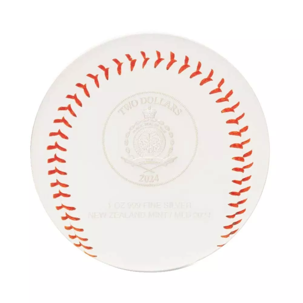 Picture of 2024 Niue Major League Baseball (Mlb) Logo 1 oz Colorized Silver Coin (Box/Coa)