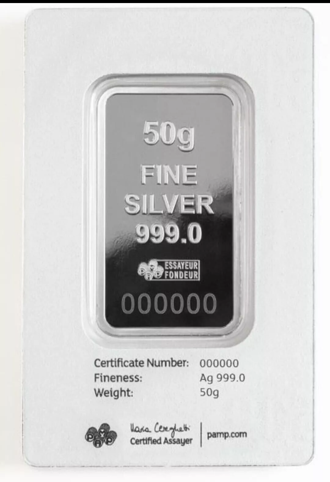 Picture of 2023 Pamp Suisse Morgan Tribute 50 Gram Silver Bar - In Assay