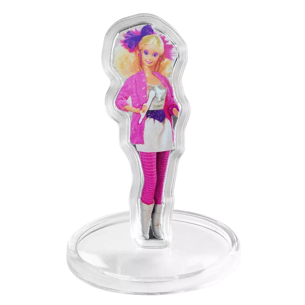 Picture of 2024 Pamp Suisse Barbie and the Rocker 1 oz Colorized Silver Collector Coin