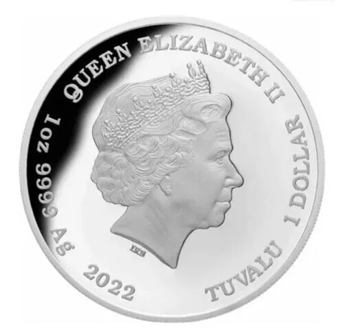 Picture of 2022 The Perth Mint Aurora Australis Lights 1 oz Colorized Proof Silver Coin