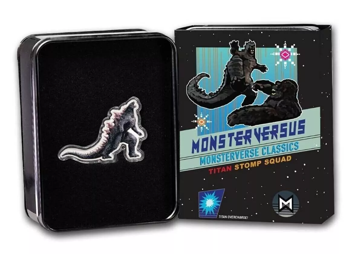 Picture of 2024 New Empire Monsterverse Godzilla Shaped 1 oz Colorized Proof Silver Coin