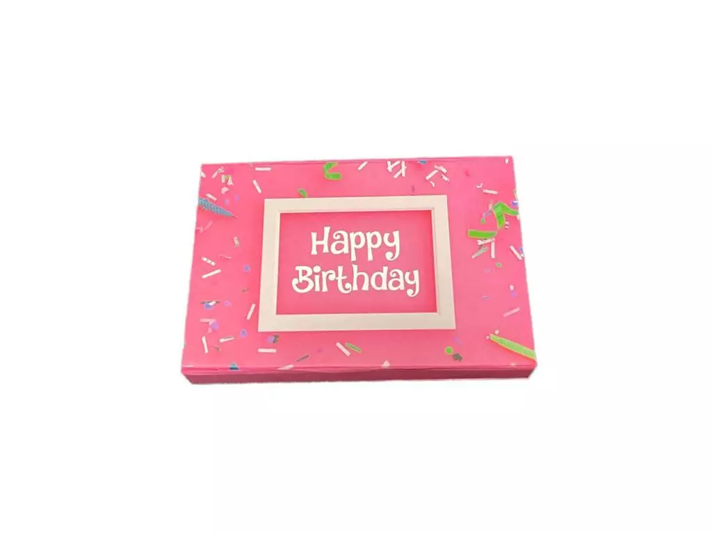 Picture of Pamp MMTC Happy Birthday Gift Box - 20 Gram Colorized Silver Coin - Pink Box
