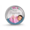 Picture of Pamp MMTC Newborn Baby Girl Gift Box - 20 Gram Colorized Silver Coin - Pink