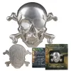 Picture of 2022 Treasure Island Pirate Skull & Cross Bones 5 oz Silver Coin - In Capsule