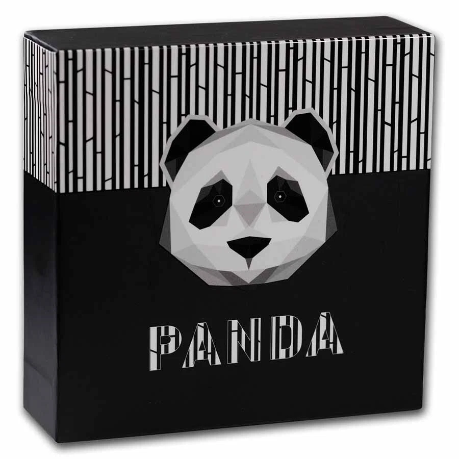 Picture of 2022 Ultra High Reflief Low-Poly 3D Panda 1 oz Silver Coin