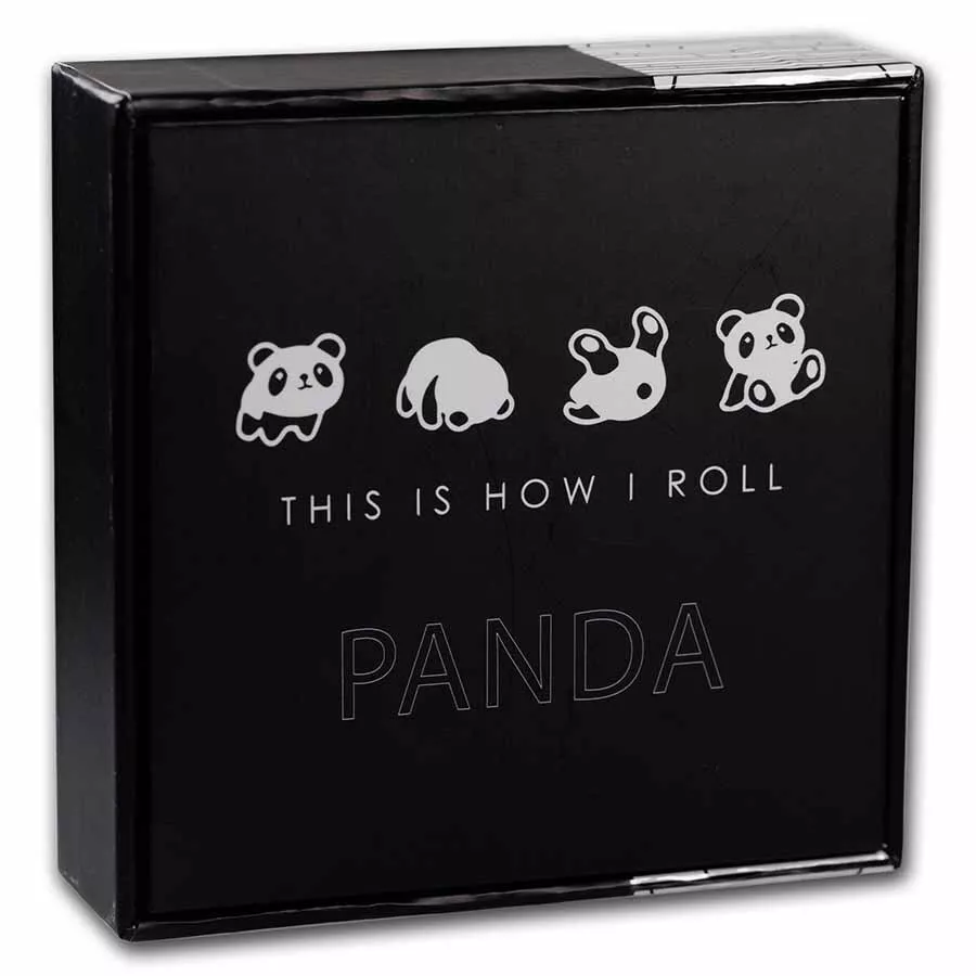 Picture of 2022 Ultra High Reflief Low-Poly 3D Panda 1 oz Silver Coin