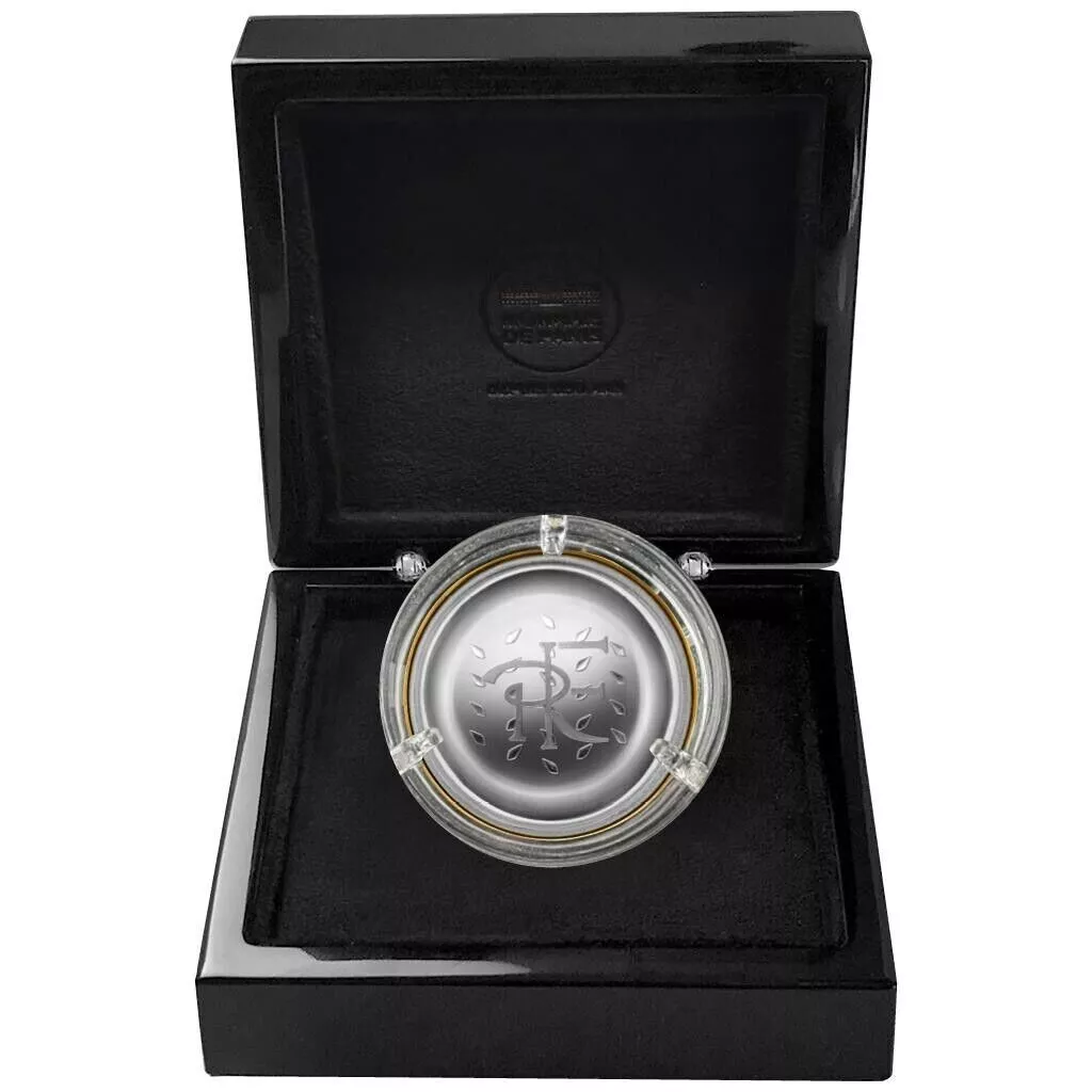 Picture of 2023 French Mint Pierre Herme Macaron Shaped 1 oz Proof Silver Coin - In Capsule