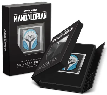 Picture of 2023 Niue Star Wars Mandalorian Helmets Bo-Katan Kryze 1 oz Proof Silver Coin