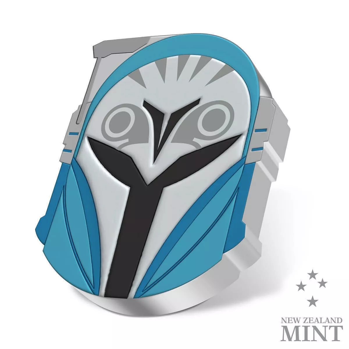 Picture of 2023 Niue Star Wars Mandalorian Helmets Bo-Katan Kryze 1 oz Proof Silver Coin