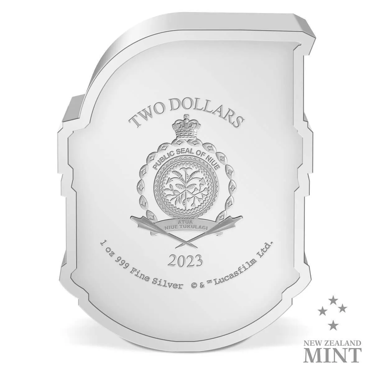 Picture of 2023 Niue Star Wars Mandalorian Helmets Bo-Katan Kryze 1 oz Proof Silver Coin