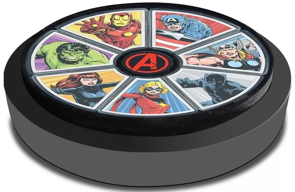 Picture of 2023 New Zealand Mint Marvel Avengers 60th Anni. 7 x 1 oz Coins w/ Display Box