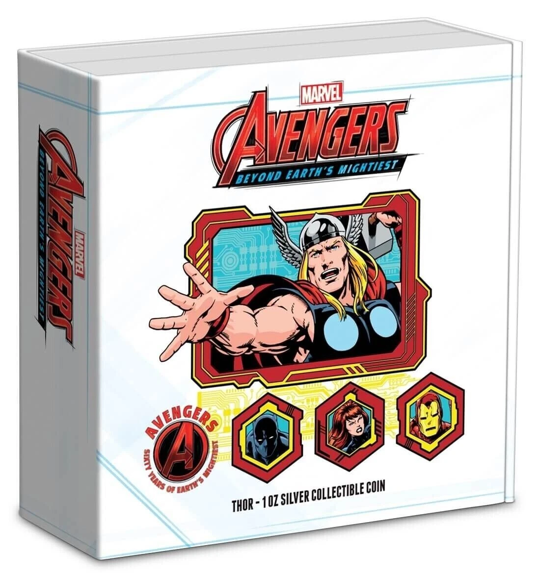 Picture of 2023 New Zealand Mint Marvel Avengers 60th Anni. 7 x 1 oz Coins w/ Display Box