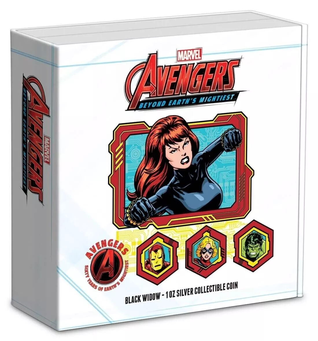 Picture of 2023 New Zealand Mint Marvel Avengers 60th Anni. 7 x 1 oz Coins w/ Display Box