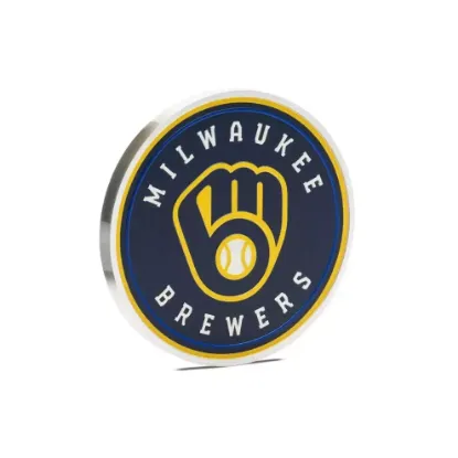 Picture of 2025 Agoro Major League Baseball Milwaukee Brewers 3 oz Colorized Silver Coin