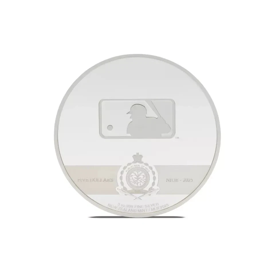 Picture of 2025 Agoro Major League Baseball Milwaukee Brewers 3 oz Colorized Silver Coin
