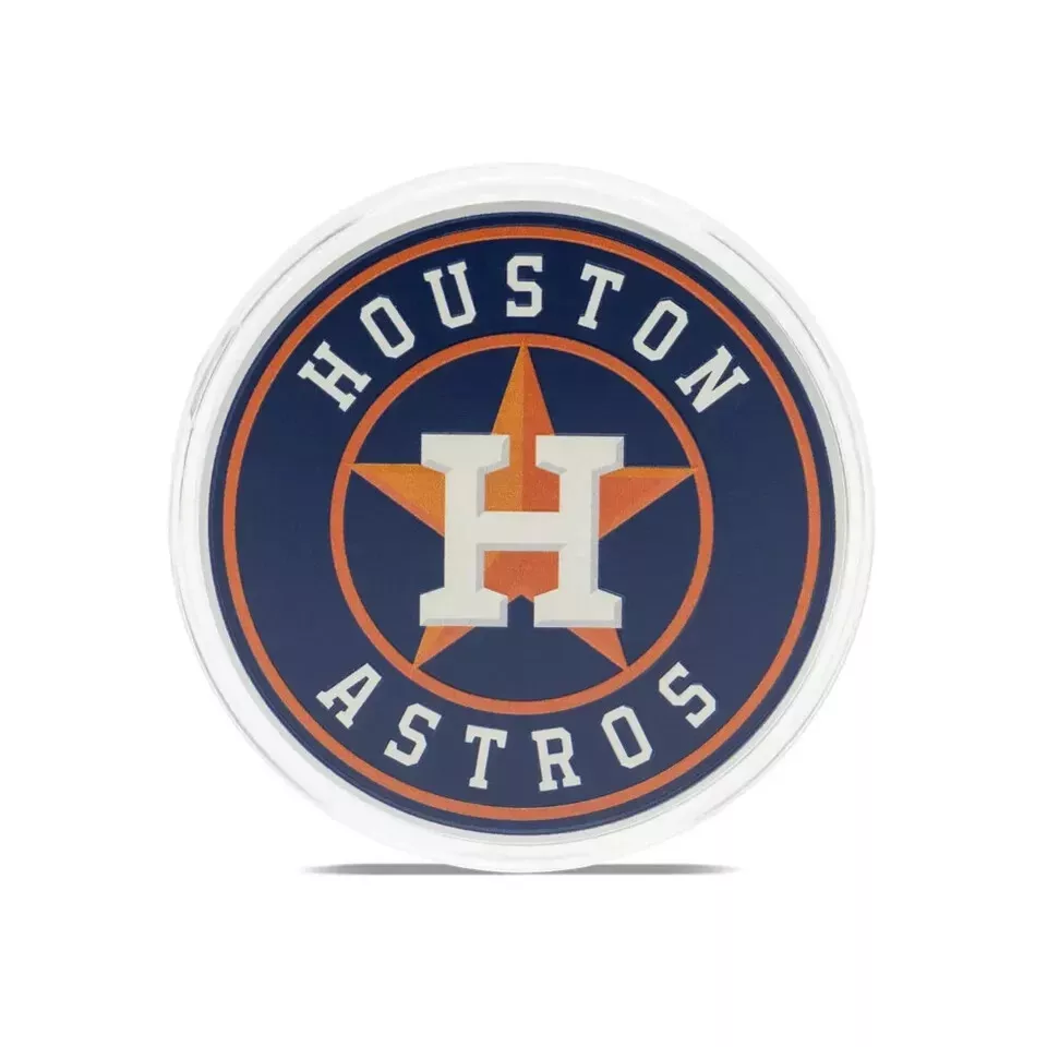 Picture of 2025 Agoro Major League Baseball MLB Houston Astros 3 oz Colorized Silver Coin