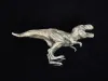 Picture of 2024 Hand Poured T-Rex Dinosaur 100 Gram Silver