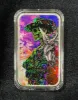 Picture of 2024 Libertad En La Muerte 1 oz Colorized Silver Bar - In Capsule w/ Coa