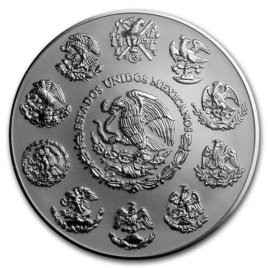 Picture of 2023 Mexico 2 oz Onza Reverse Proof Silver Libertad Coin - In Mint Capsule