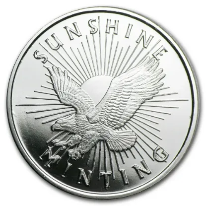 Picture of Sunshine Mint 1/2 oz Silver Round (Circulated)