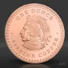 Picture of (Lot of 10) Golden State Mint (GSM) Aztec Mayan Calendar 1 oz Copper Round