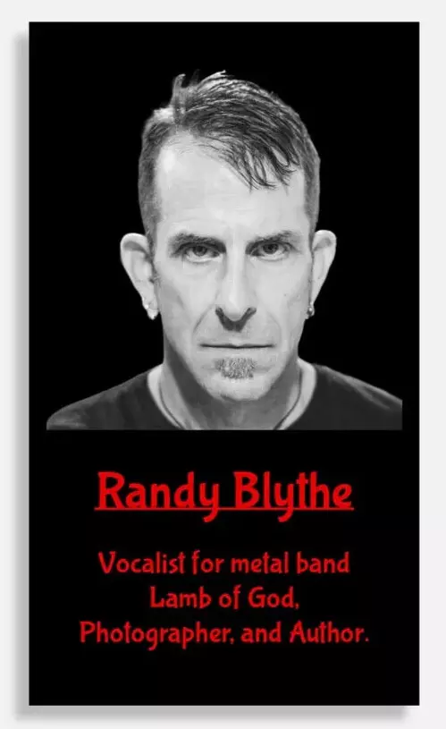 Picture of 2024 NVP Randy Blythe Lamb of God Memento Mori Signature 1 oz Silver Card
