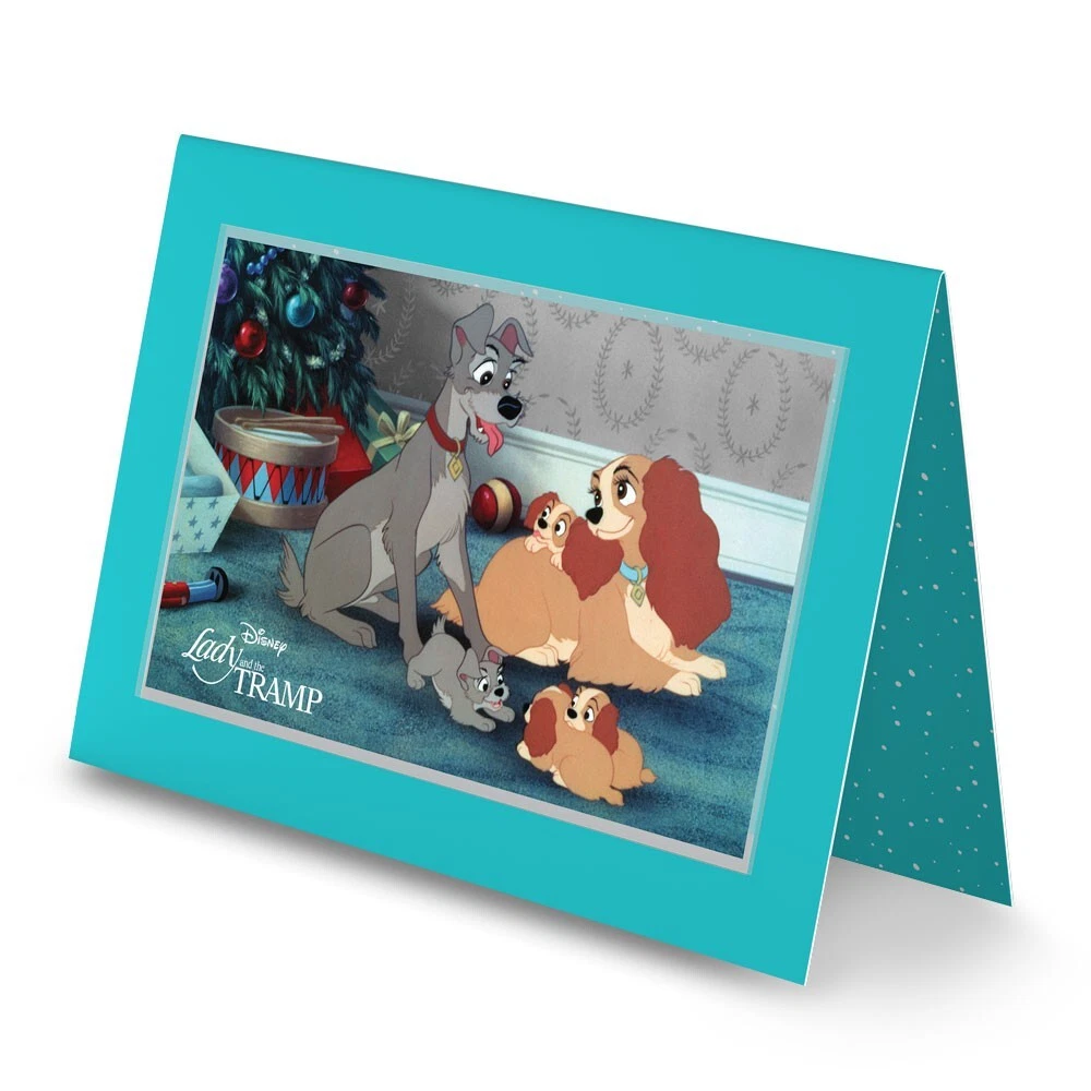 Picture of 2024 New Zealand Mint Disney Lady and the Tramp Holiday 5 Gram Silver Coin Note