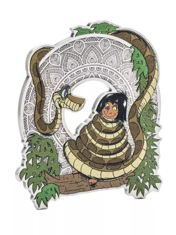 Picture of 2024 Agoro by New Zealand Mint Disney Jungle Book Kaa 1 oz Colorized Silver Coin