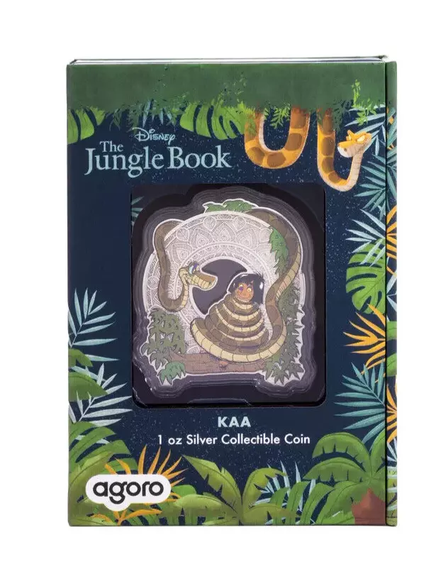 Picture of 2024 Agoro by New Zealand Mint Disney Jungle Book Kaa 1 oz Colorized Silver Coin