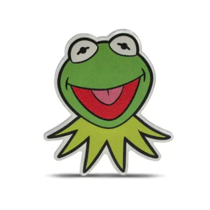 Picture of 2025 Agoro Disney The Muppets - Kermit The Frog 1 oz Colorized Silver Coin