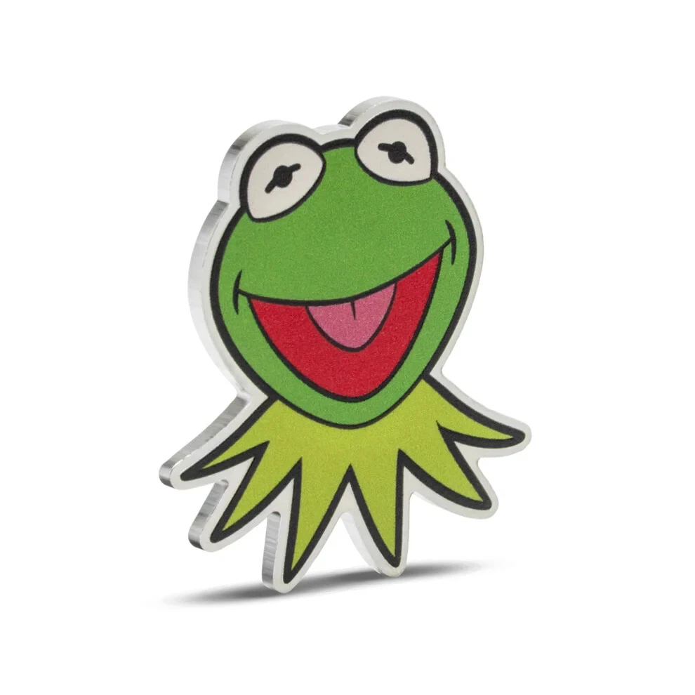 Picture of 2025 Agoro Disney The Muppets - Kermit The Frog 1 oz Colorized Silver Coin