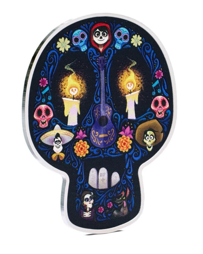 Picture of 2024 Agoro Disney Coco - Remember Me 2 oz Colorized Silver Coin