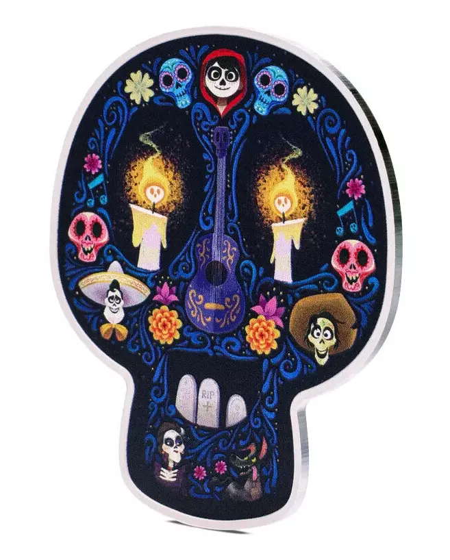 Picture of 2024 Agoro Disney Coco - Remember Me 2 oz Colorized Silver Coin