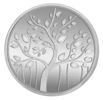 Picture of Pamp MMTC Banyan Tree of Life 10 Gram Silver Coin - In Mint Capsule