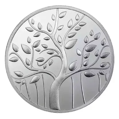 Picture of Pamp MMTC Banyan Tree of Life 20 Gram Silver Coin - In Mint Capsule