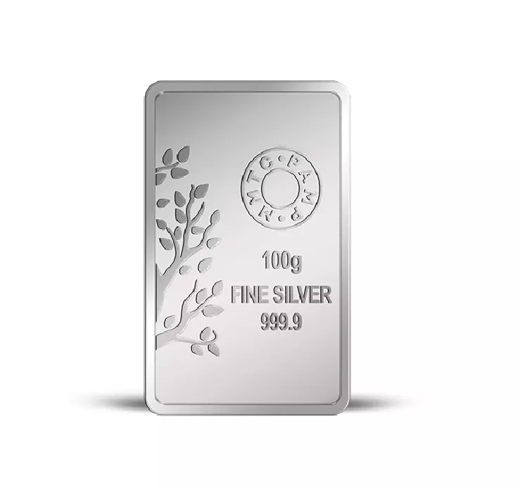 Picture of Pamp MMTC Banyan Tree of Life 100 Gram Silver Bar - In Card