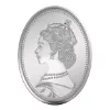 Picture of Pamp MMTC Queen Oval Shaped 50 Gram Silver Coin - In Card