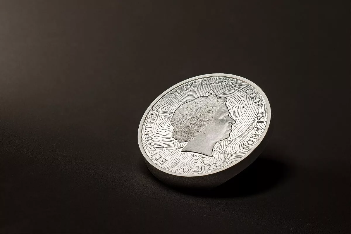 Picture of 2023 CIT Silverland The Wave 2 oz Ultra High Relief Proof Silver Coin - 30261