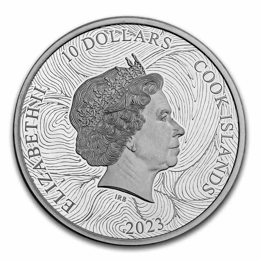 Picture of 2023 CIT Silverland The Wave 2 oz Ultra High Relief Proof Silver Coin - 30261