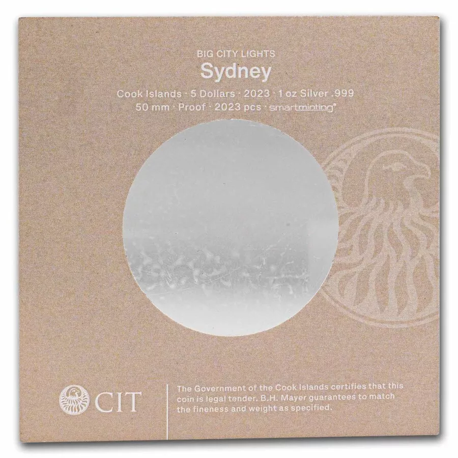 Picture of 2023 CIT Big City Lights - Sydney 1 oz Proof Silver Coin - 30279