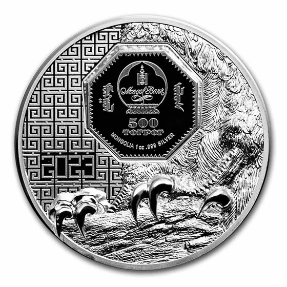 Picture of 2023 CIT Wild Mongolian Falcon 1 oz Ultra High Relief Proof Silver Coin - 30288