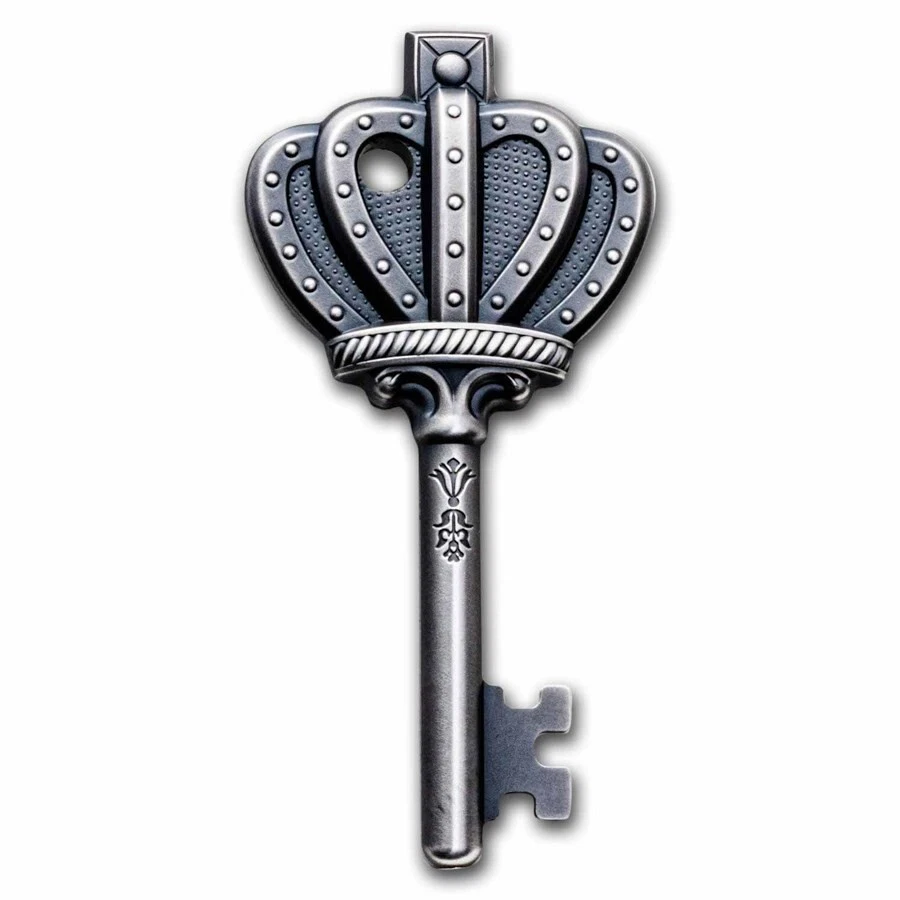 Picture of 2023 CIT Key to My Kingdom 1 oz Ultra High Relief Antique Silver Coin - 30307