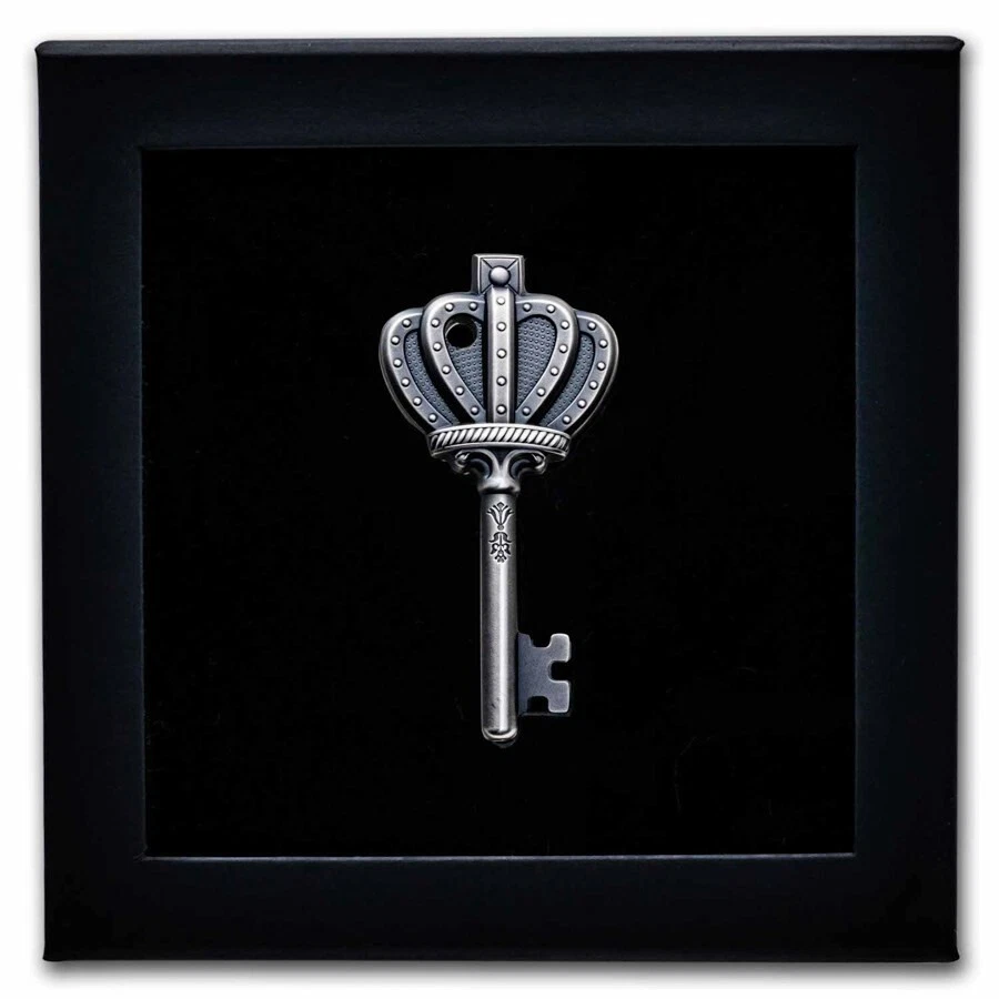 Picture of 2023 CIT Key to My Kingdom 1 oz Ultra High Relief Antique Silver Coin - 30307