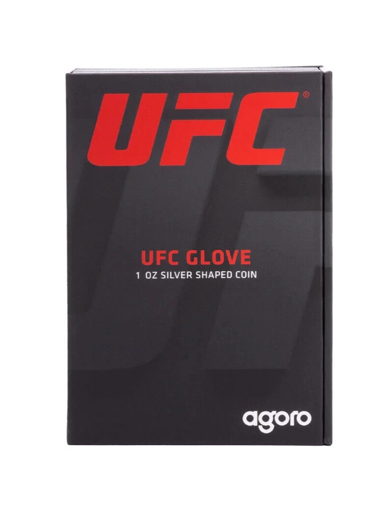 Picture of 2024 Agoro By New Zealand Mint UFC Glove Shaped 1 oz Proof Silver Coin