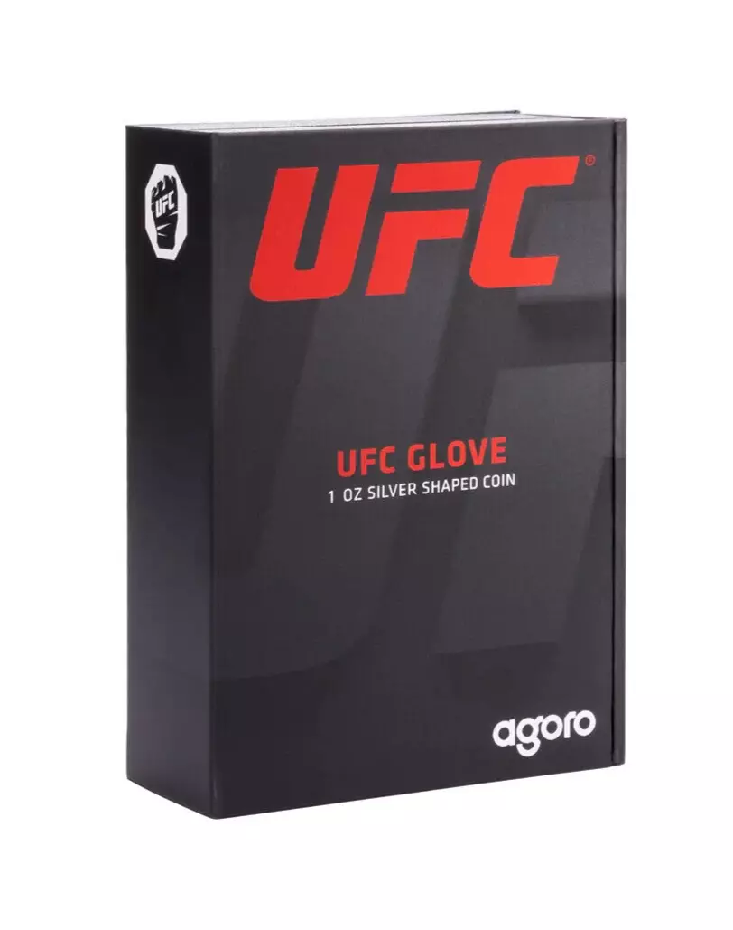 Picture of 2024 Agoro By New Zealand Mint UFC Glove Shaped 1 oz Proof Silver Coin