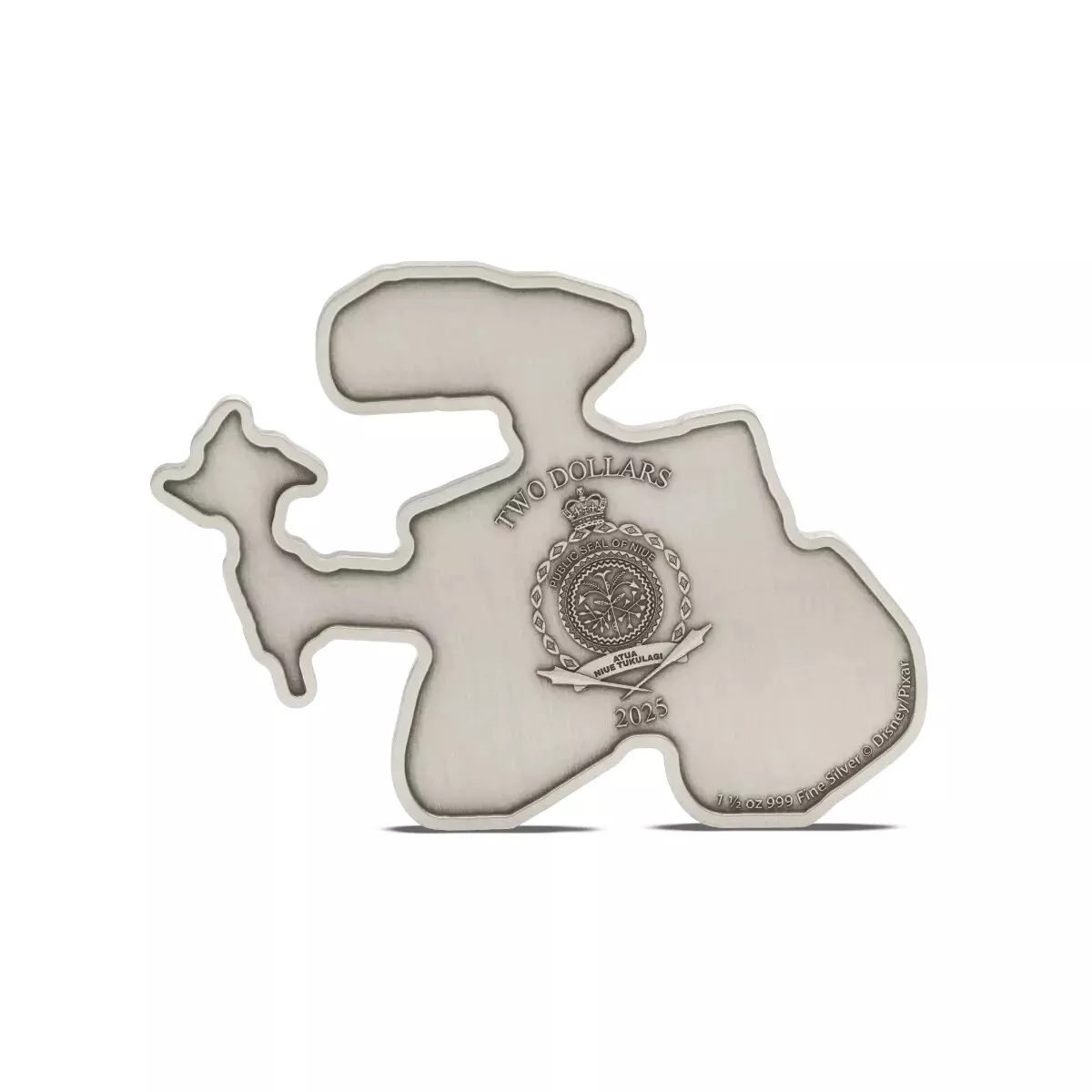 Picture of 2025 Agoro Disney Pixar Love is WALL-E + EVE 3 oz (2 x 1.5 oz) Silver Coin Set