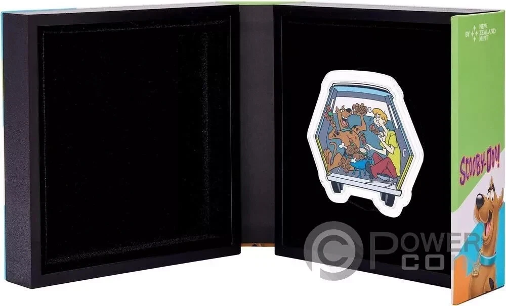 Picture of 2024 Agoro Scooby-Doo & Shaggy All You Can Eat 1 oz Colorized Silver Coin