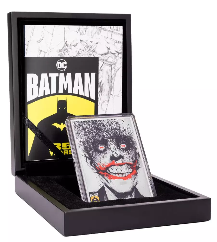 Picture of 2024 Agoro DC Batman - Joker Detective Comics # 880 5 oz Colorized Silver Coin